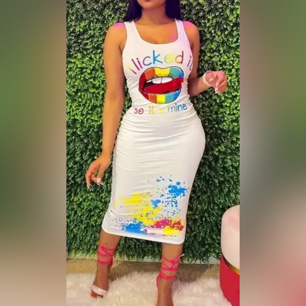 Colorful Graphic Print Women's Skirt